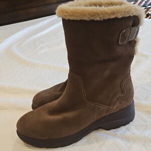 Clarks Brown Winter Boots